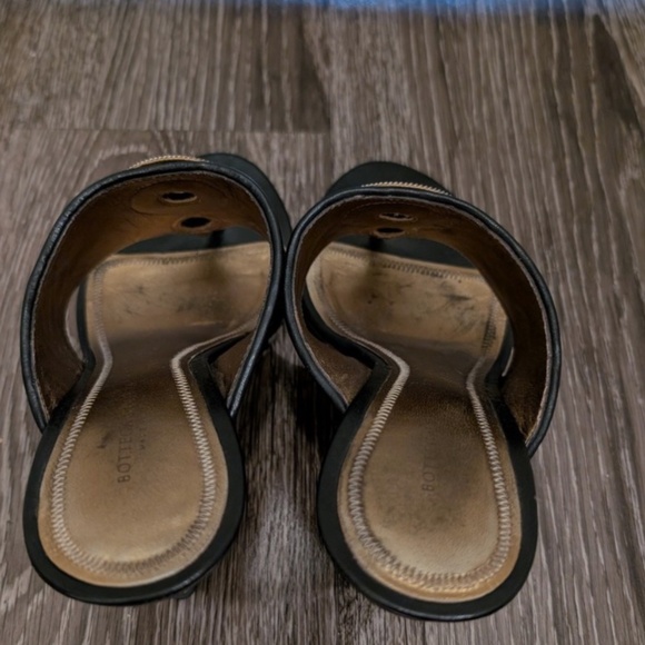 Bottega Veneta: Off-White Intrecciato Board Heeled Sandals  Bottega Veneta Intrecciato Nappa Heeled Sandals 37.5